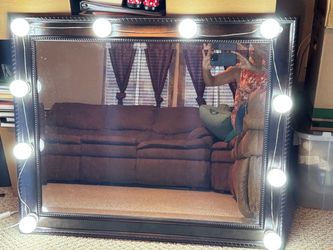 Large Vanity Mirror with LED Lights