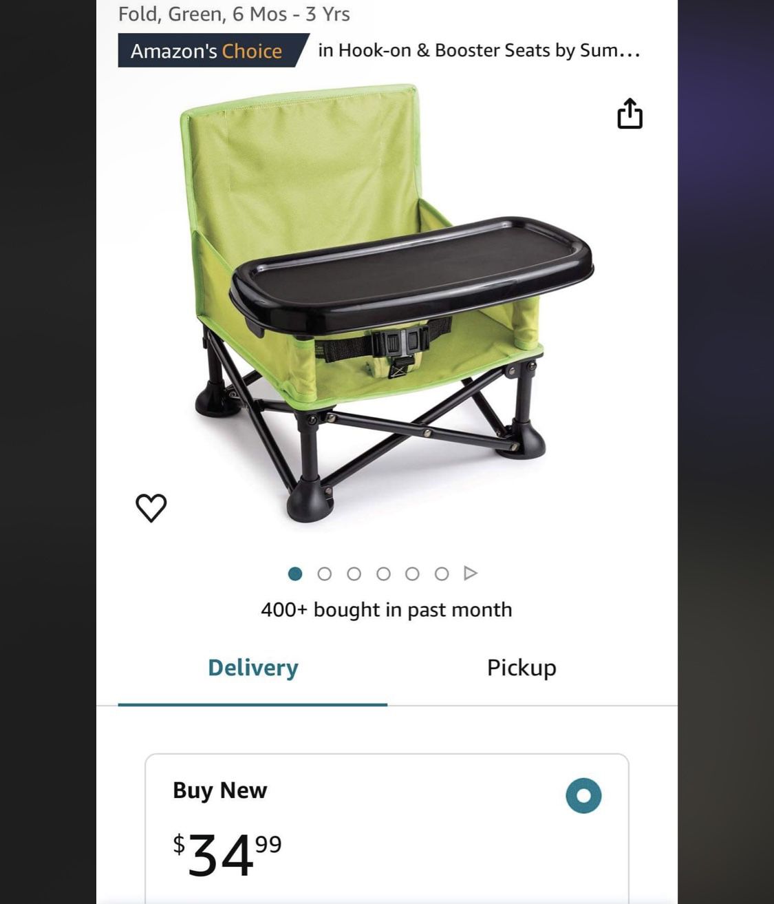 Portable Booster Chair 