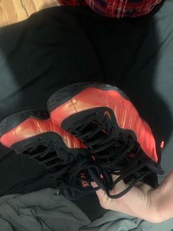 Air Foamposite One 'Habanero Red    Size:10.5