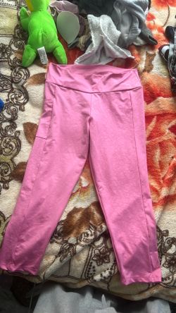 Pink yoga pants size L