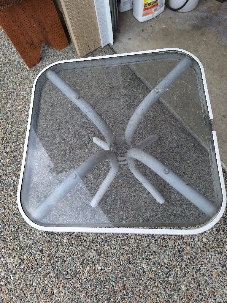 Small Glass Outdoor Table
