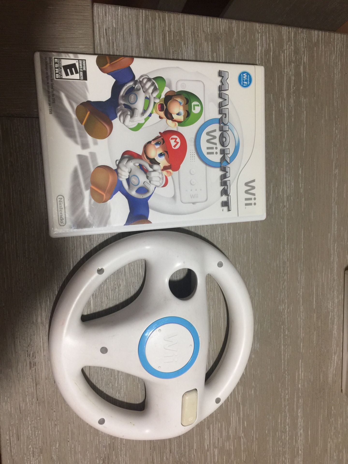 Wii Mario kart n wheel