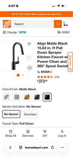 NEW MOEN KITCHEN AND BATHROOM FAUCETS