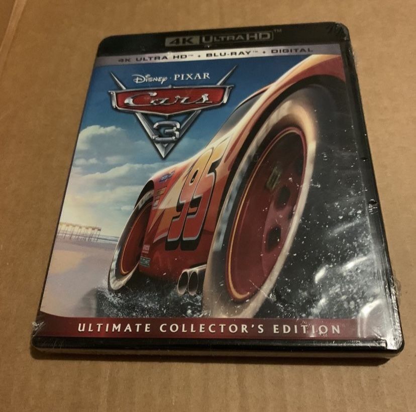 4k bluray disney cars 3 blu ray brand new