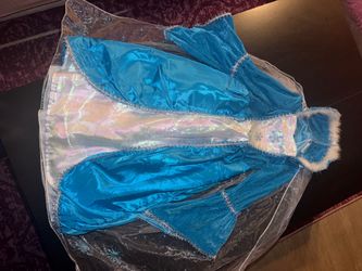 Girls Blue Snow Princess Costume Dress