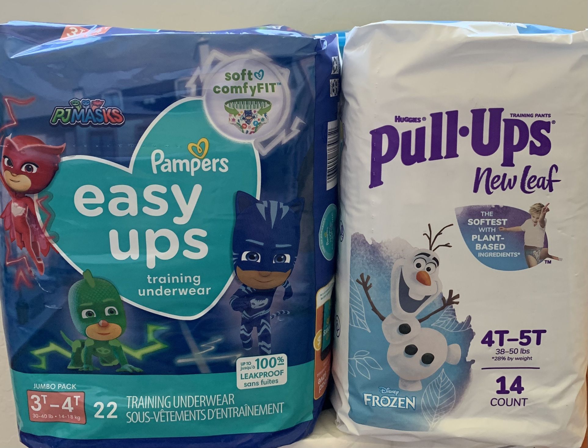 Huggies & Pampers  3T/4T