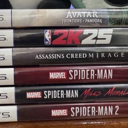 PS5 Game Bundle: 5 Games + Spider-Man Remastered Case – Great Deal – $100 –