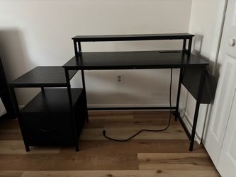Computer Desk with File Drawer