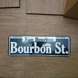 Bourbon St. Sign