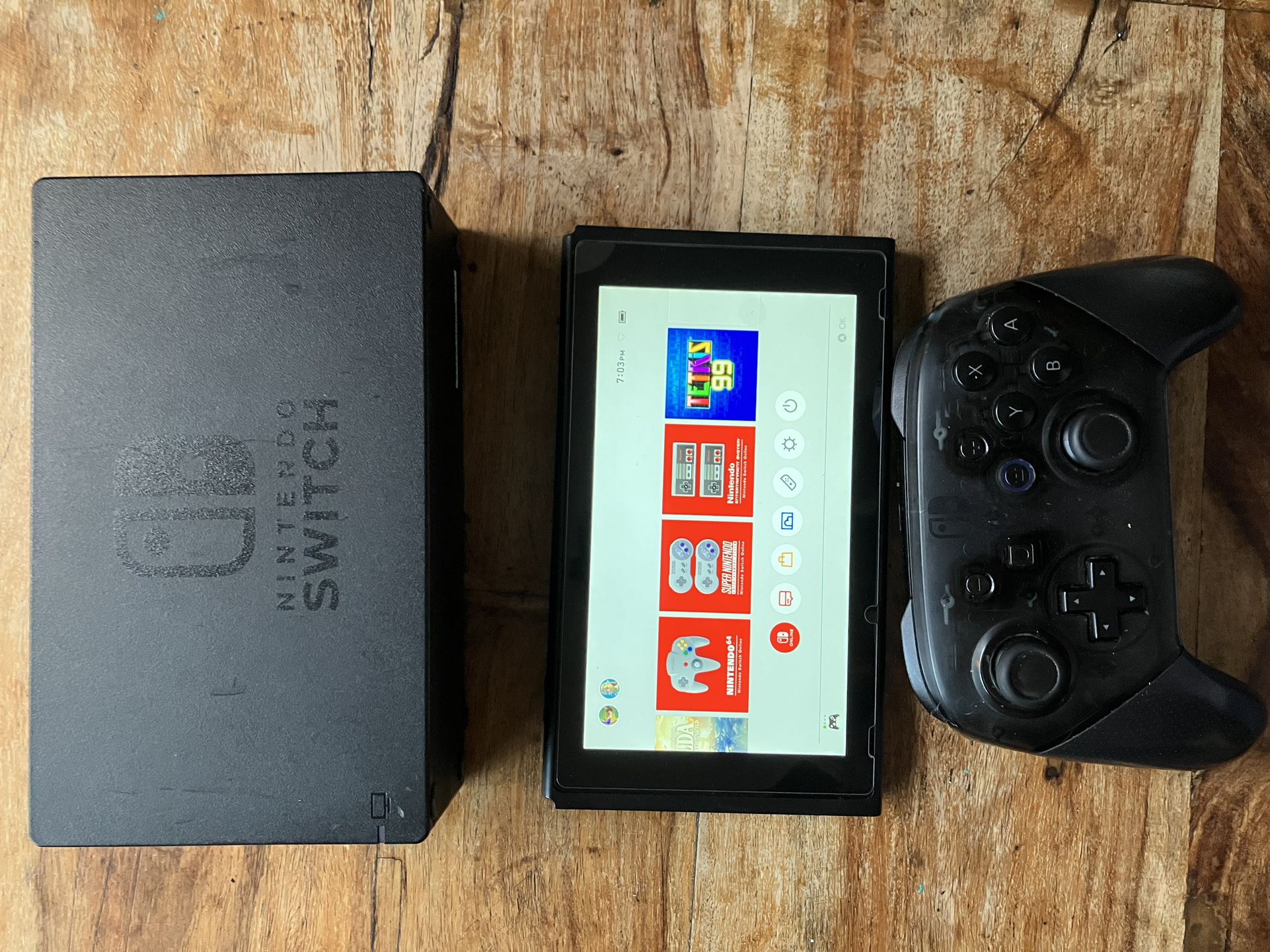 Nintendo Switch With Pro Controller - No Joycons