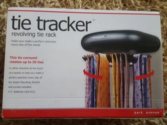 Great Gift revolving tie rack New