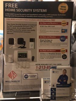 Business flyers and card stand
