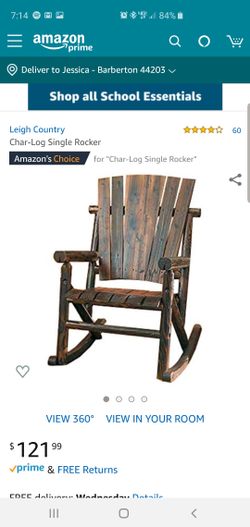 Char-Log Single Rocker