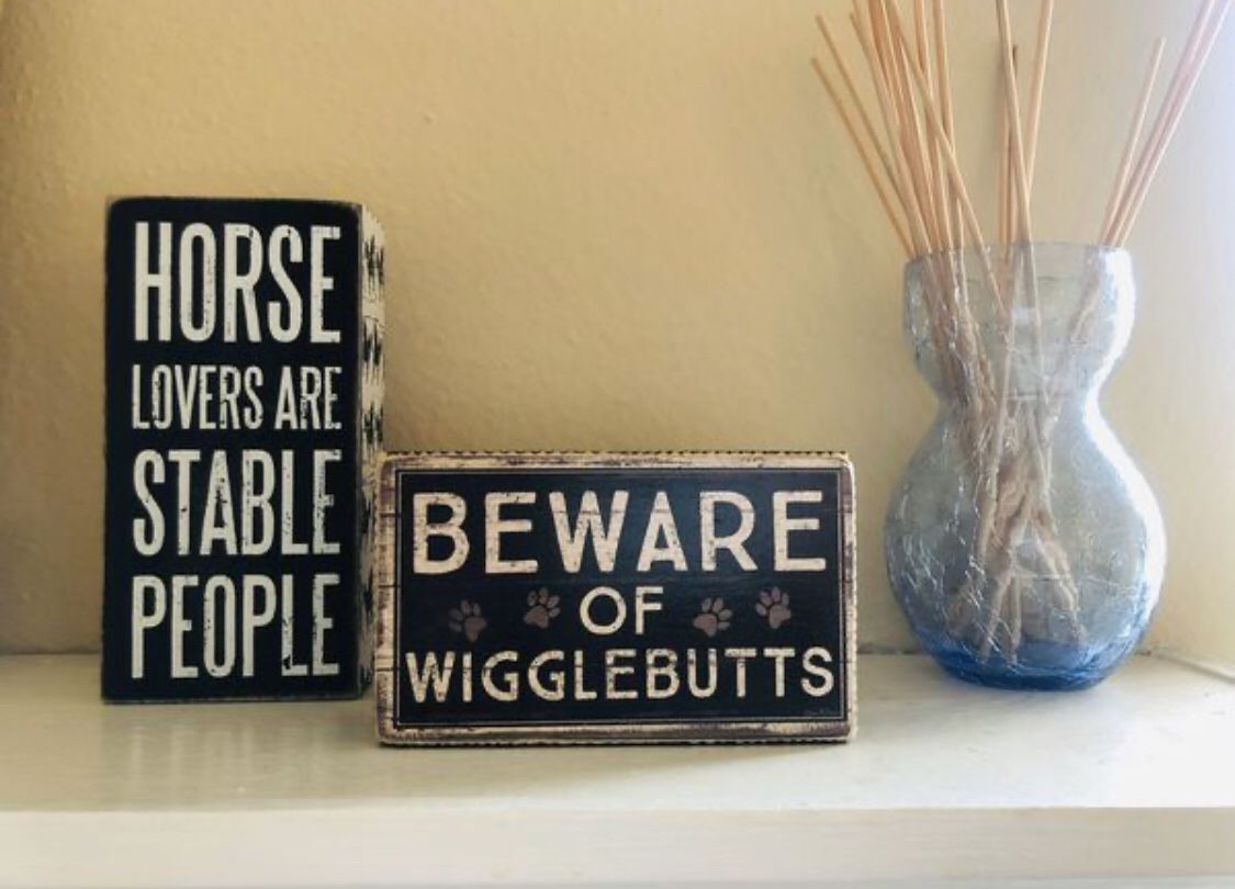NEW Home Decor Horse Sign