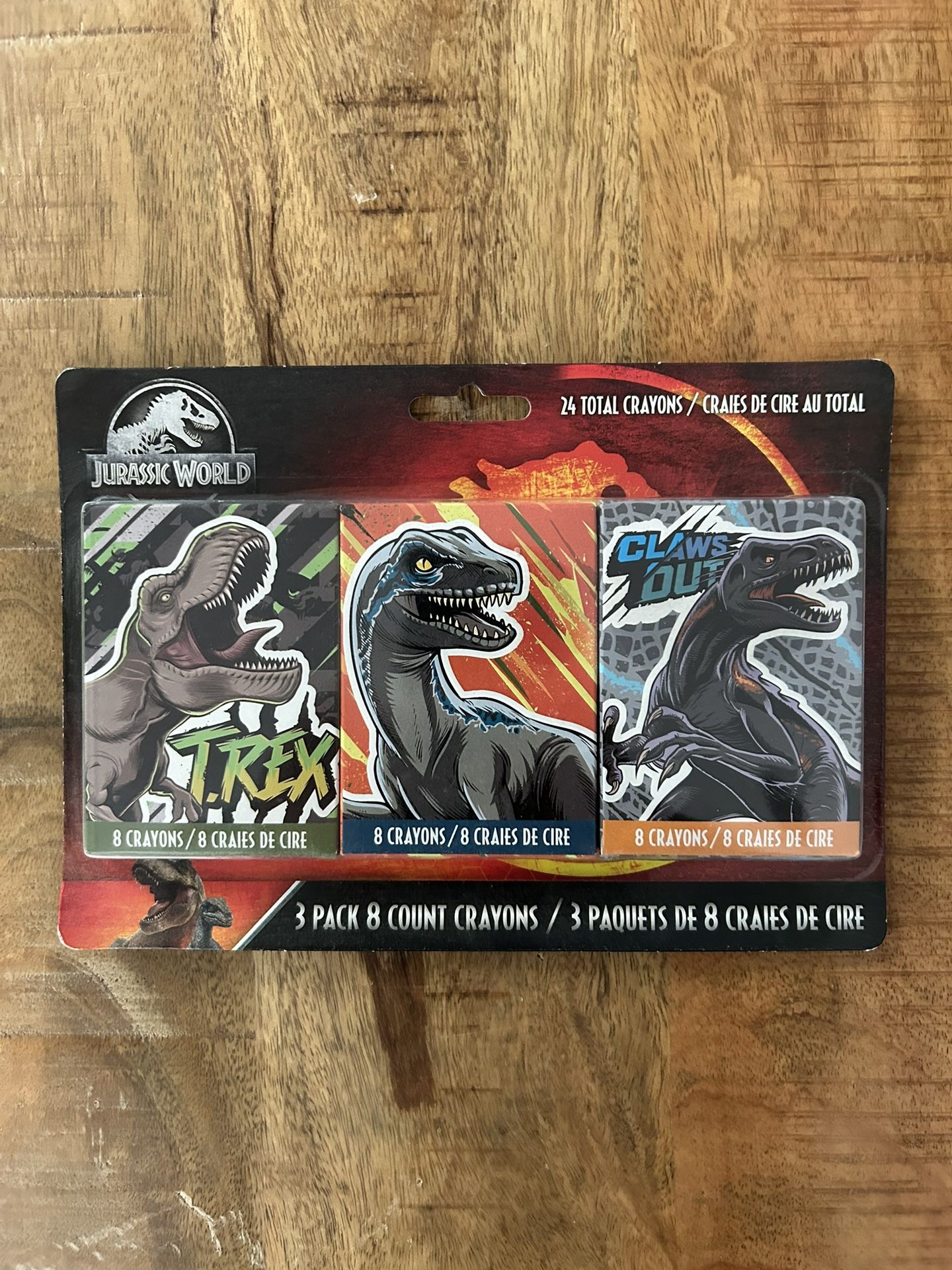 Jurassic Park Crayons
