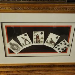 Spade Cards Wall Art