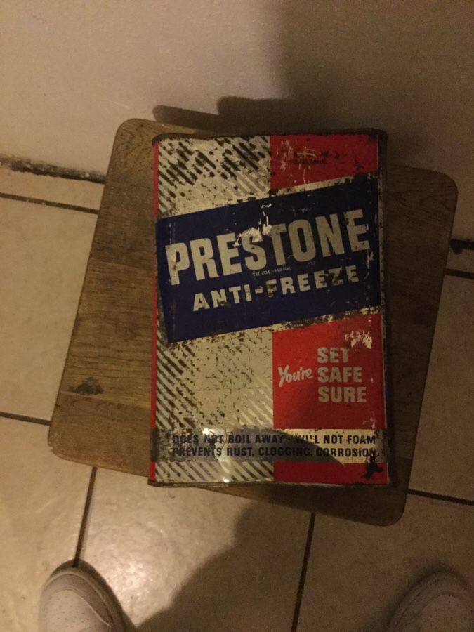 Antifreeze can