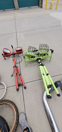 2 Portable Dual Halogen Work Lights with Tripods – $85 OBO