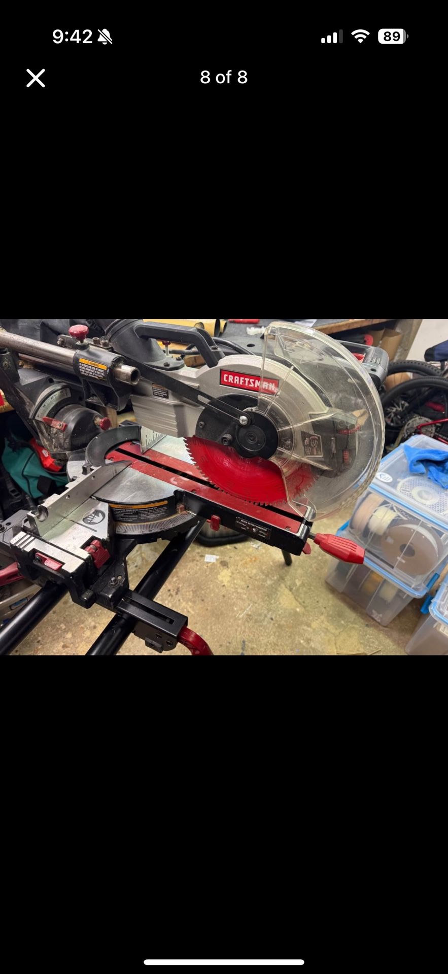 Craftsman 10” Sliding Compound Miter Saw With Stand