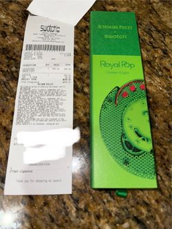 Swatch x AP Royal Pop “Green Eight”