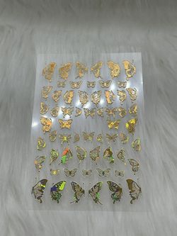 Gold Butterflies