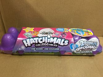 Hatchimals Colleggtibles Purple Carton