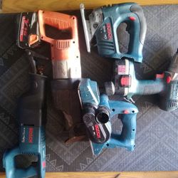 Bosch Power Tools With Battery And Charger Lot Of  5