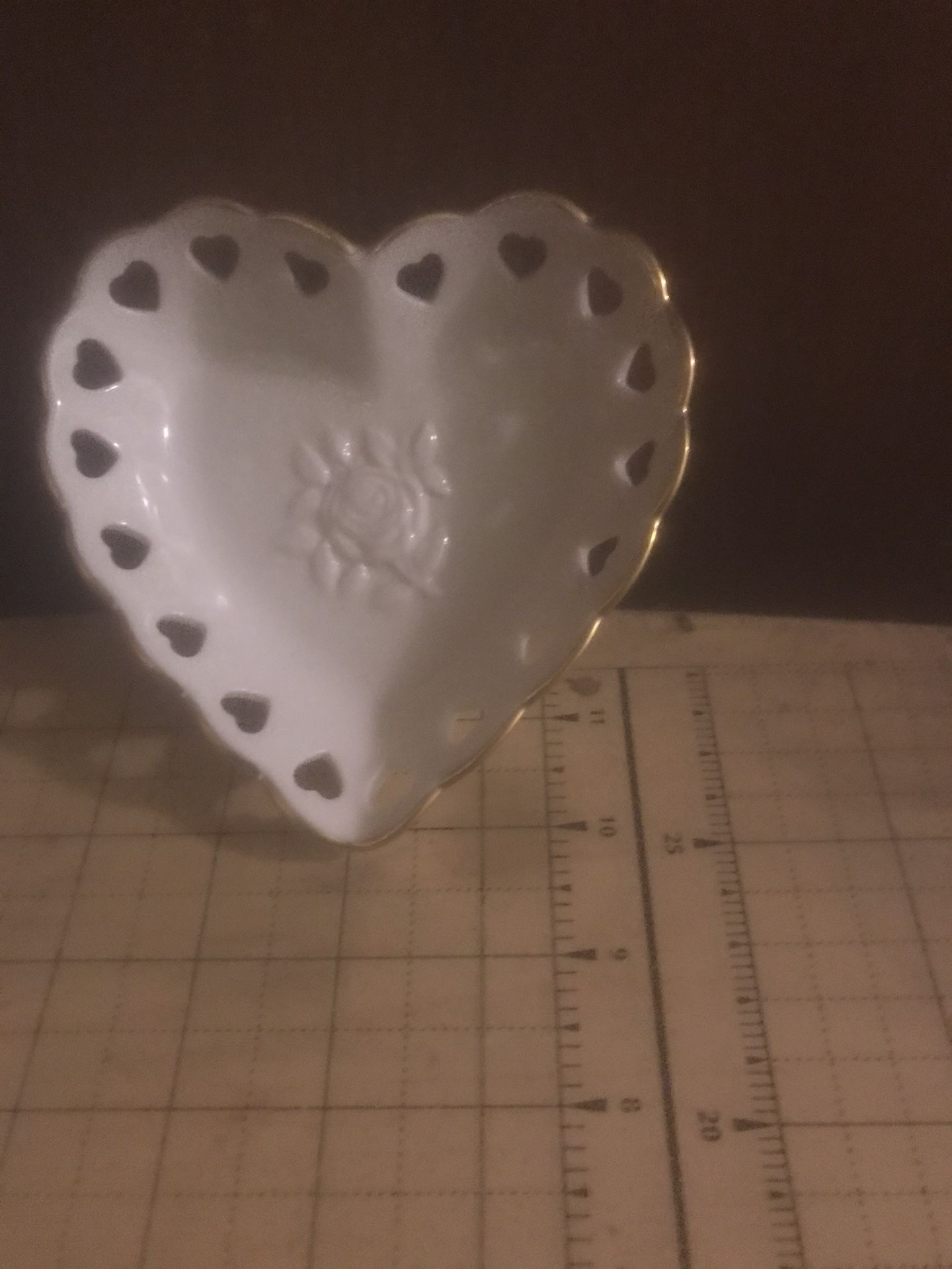 Lenox heart candy dish