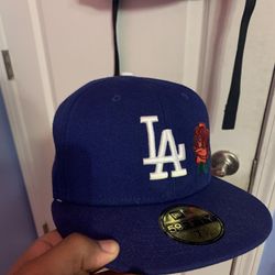 Dodgers Hat With Rose Style $38 OBO 