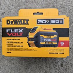 Dewalt 60v Flexvolt Battery 6.0 Ah Brand New
