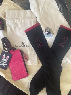 Mini Wallet Bundle Deal Psycho Bunny Socks