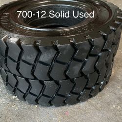 Forklift Tires And Installation. 