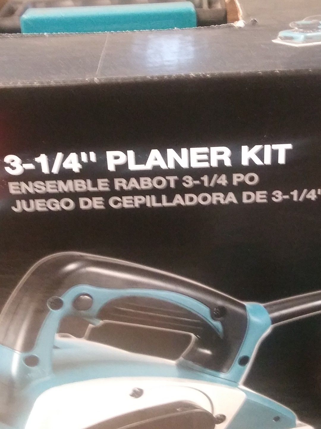 Brand new Makita 3-1/4" Planer Kit with Storage Box