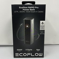 ECOFLOW Rapid Pro Power Bank 27650mAh, 300W, 140W Built-in Cable