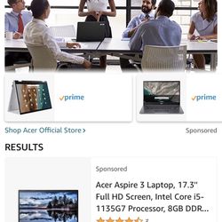 Acer Aspire 3 Lap Top New In box New - 