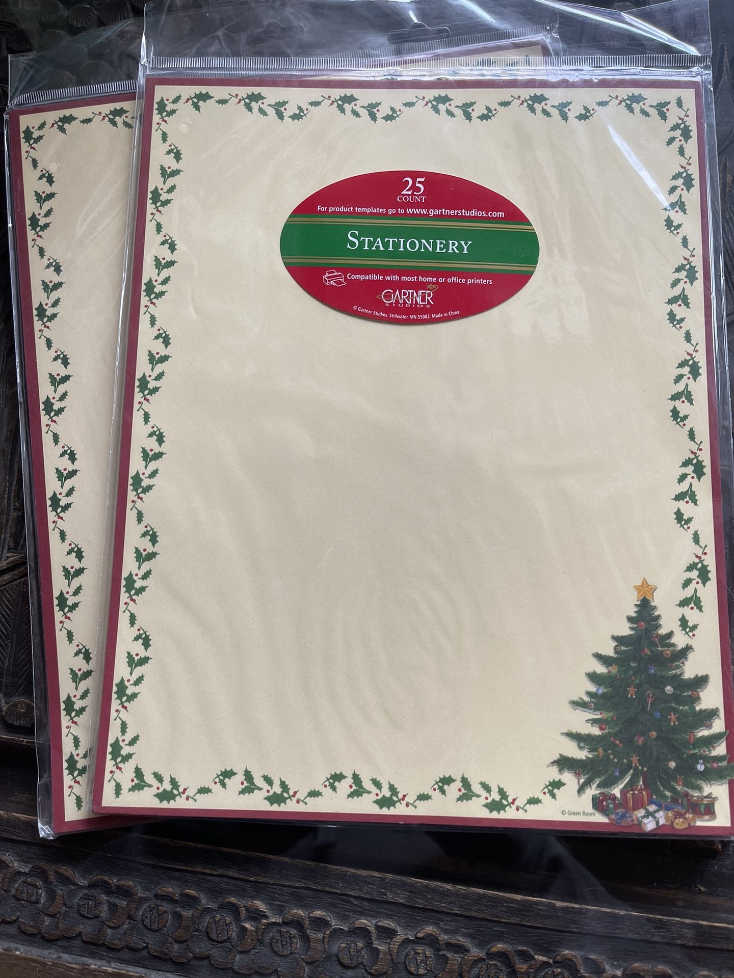 Gartner Holiday Stationary