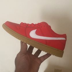 Nike SB Dunk Low University Red Gum 11M