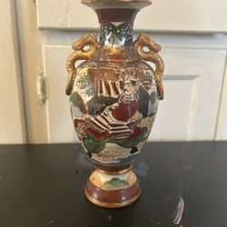Antique Japanese Satsuma Vase 