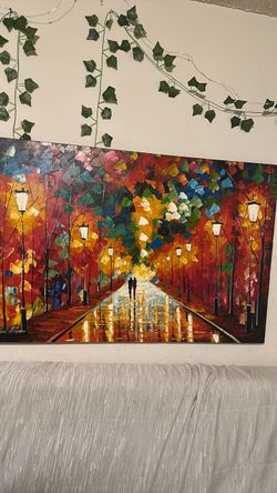 Leonid Afremov Style Canvas Oil Painting