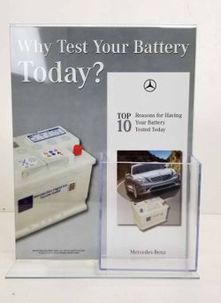 Clear Acrylic Holder Pocket Brochure Pamphlet Holder Pocket Display 