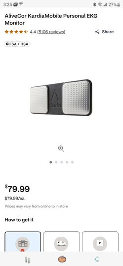 KardiaMobile 1-Lead Personal Monitor