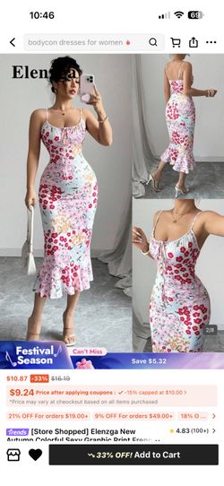 SHEIN floral dress