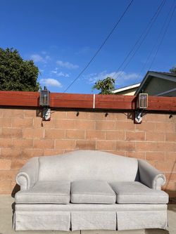 Three Seater Light Grey Couch