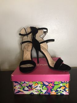 Single Sole black heel