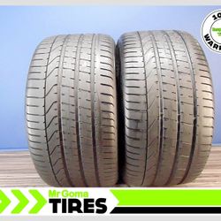 2 PIRELLI P ZERO PZ4 AO PNCS XL 265/35R21 USED  TIRES 6.3/32 AVG AUDI * PRODUCTION YEAR 2023 - 2022 * INSTALLATION INCLUDED *
