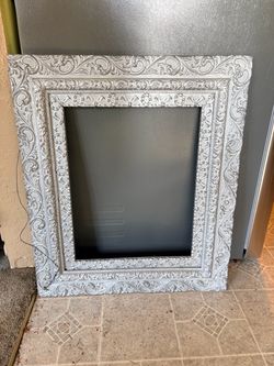 Large Ornate Silver Picture Frame
