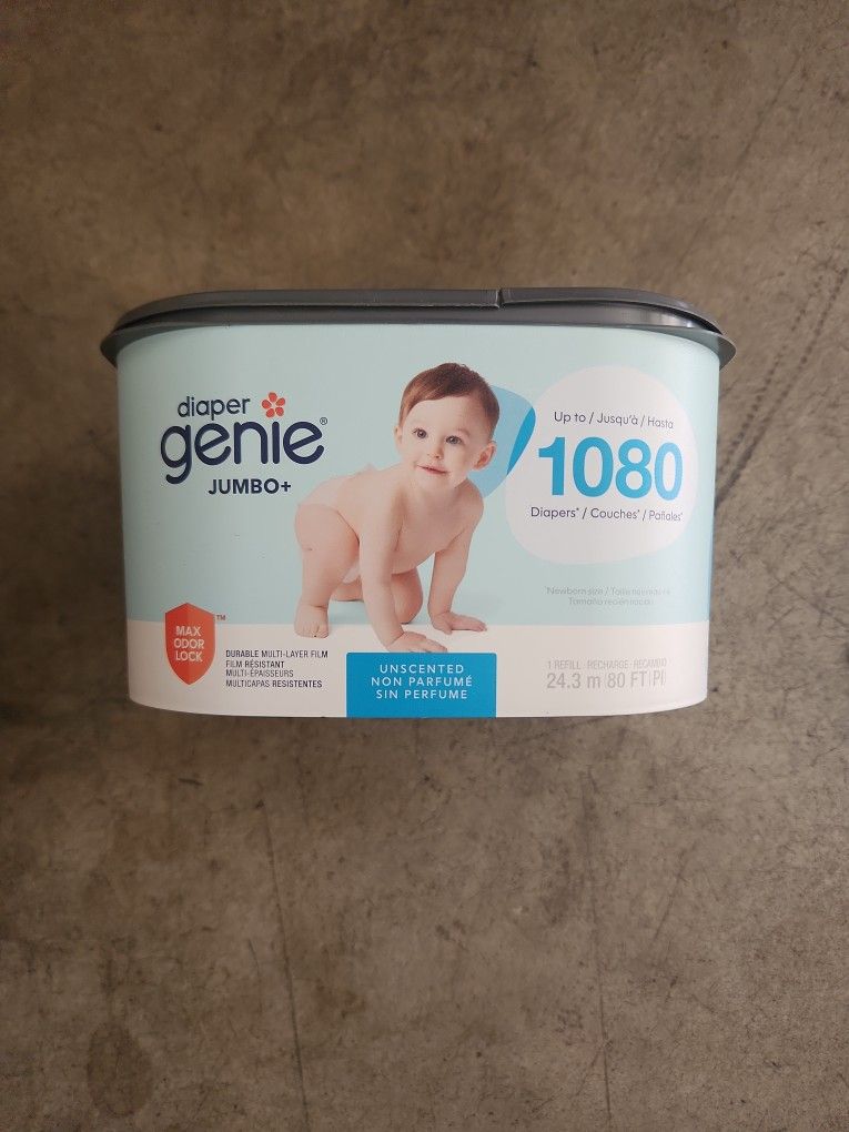Diaper Genie Jumbo + Square Refill