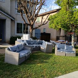 Patio furniture set outdoor patio for the trip brand new patio couch set 10-piece outdoor sofa set high quality patio set 🆕🚛🚎🚛🆕