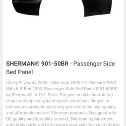 Bedside 6.5’ Chevy passenger most 99-07 Silverado’s