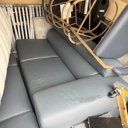 L Sectional Designer Leather Coach 